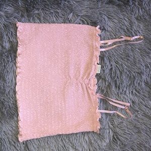 Pink crop top